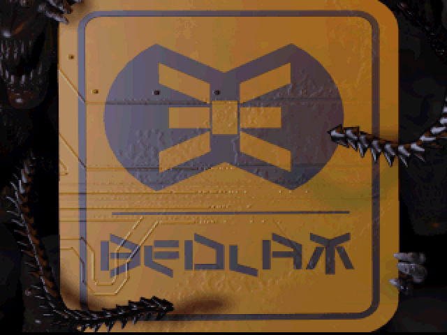Bedlam title screen for Playstation